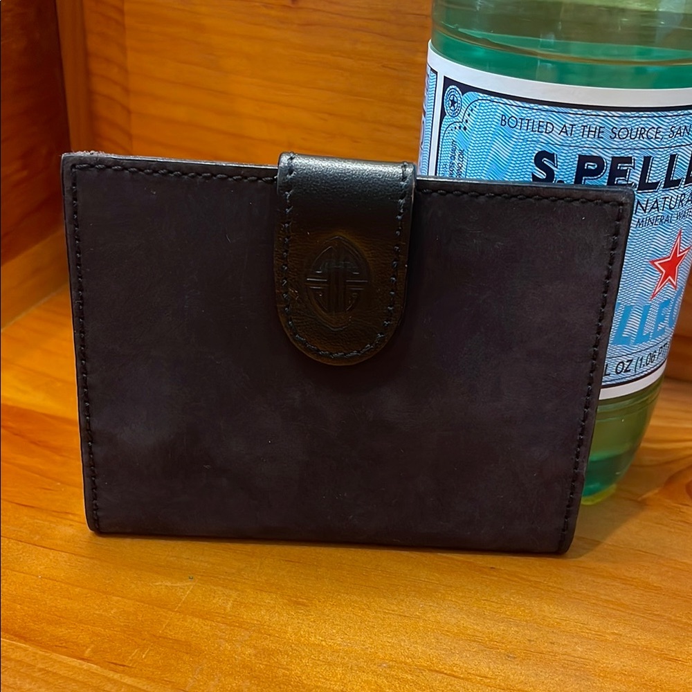 Sophisticated Brown Leather Card Holder